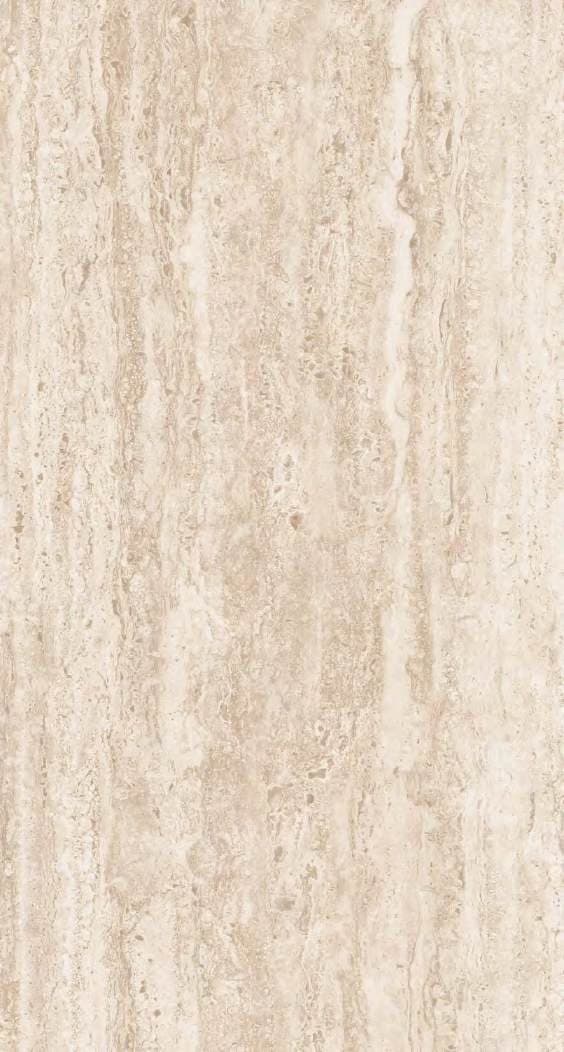 Travertine material detail used throughout LYDYA's interior